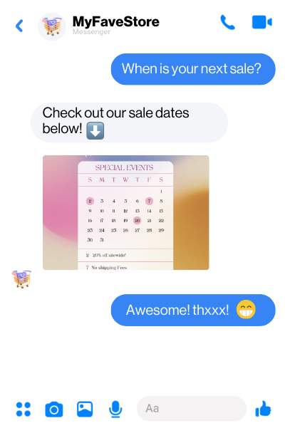 AI-powered chatbots in Facebook Messenger 