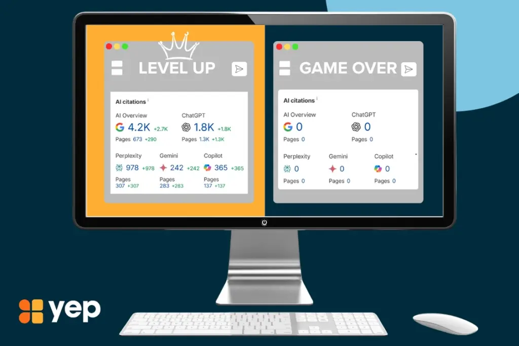 Generative Engine Optimization visual comparison of the optimized websites being shown by GEOs