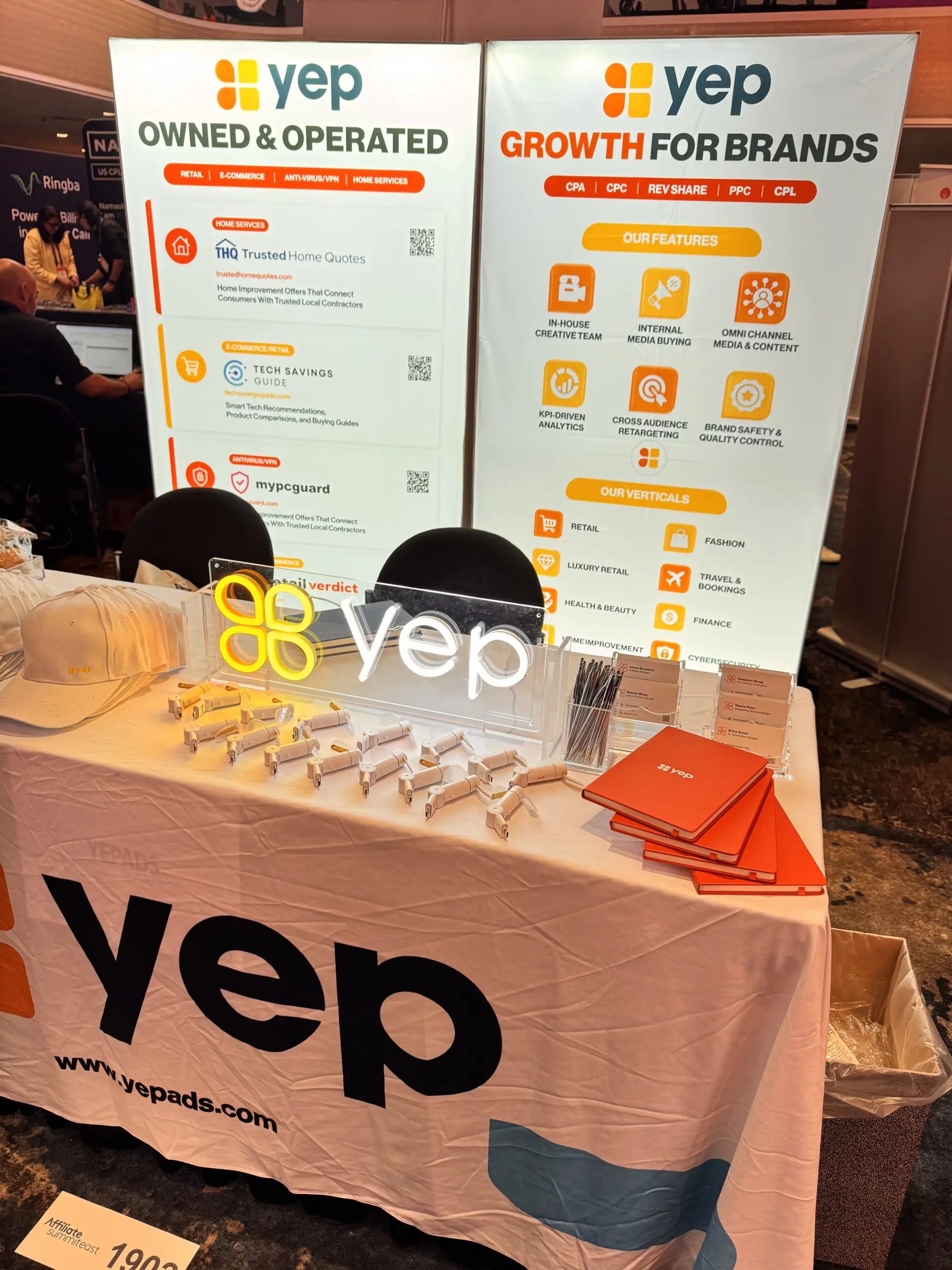 iPX 2026 event moment with Yep Ads
