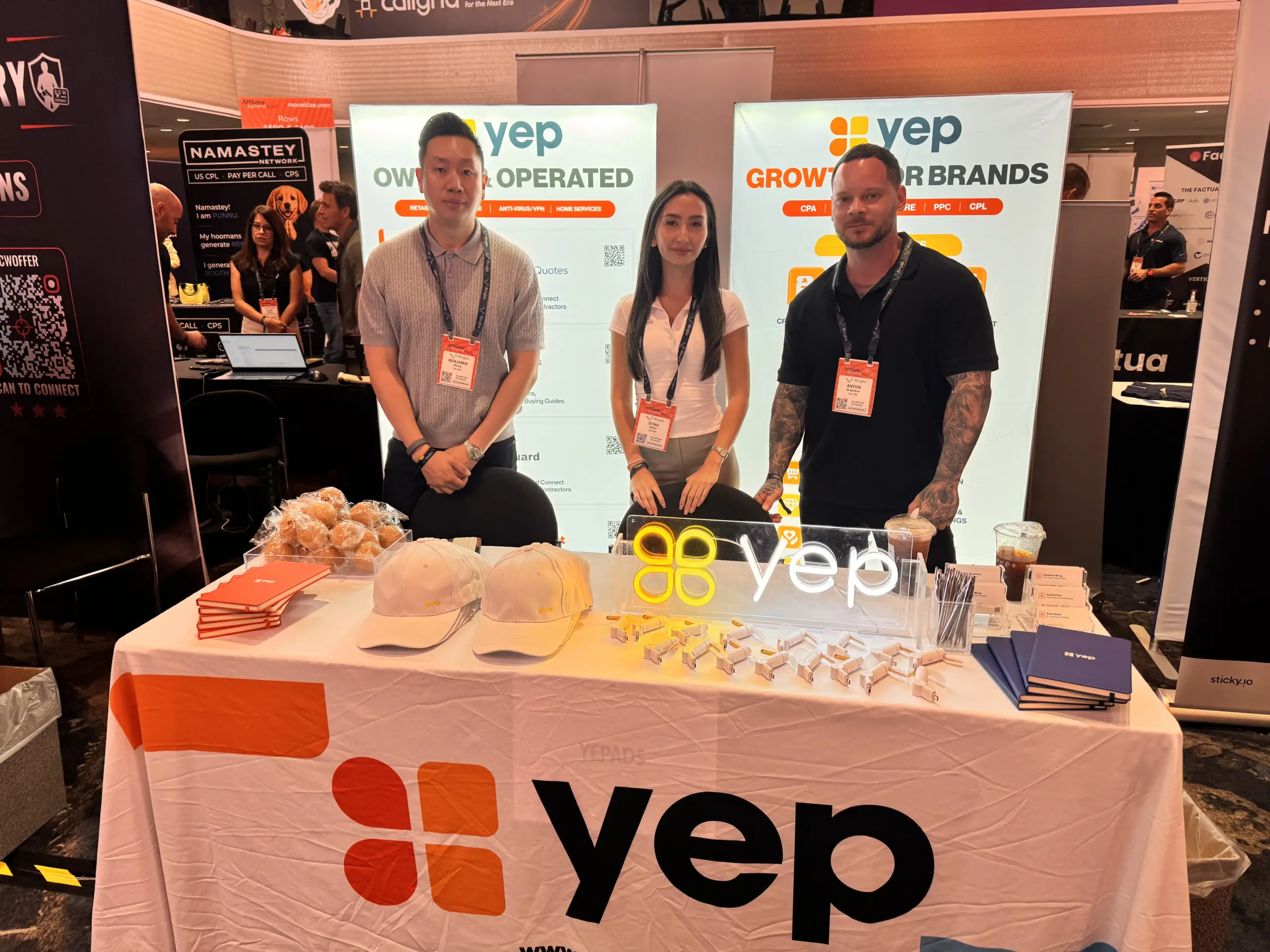 Yep Ads networking at Partnerships Experience 2026